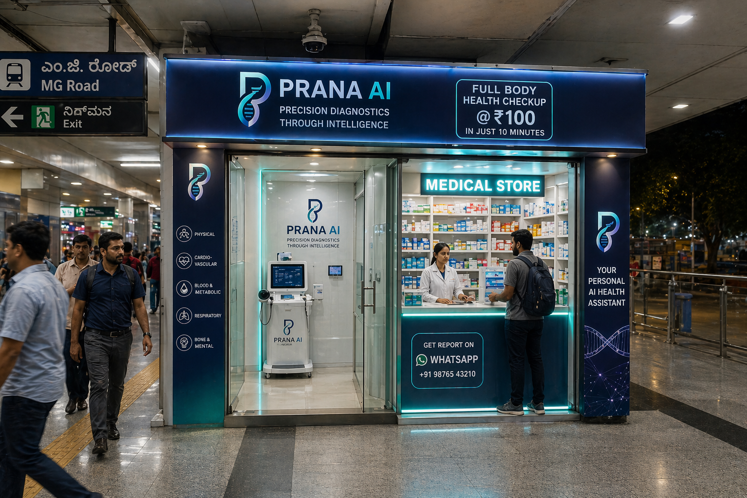 Prana MSR Health Logo Concept